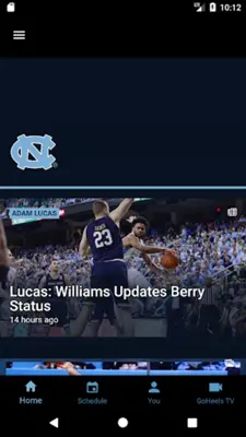 GoHeels android App screenshot 2